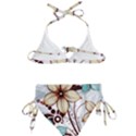 Flowers Flowers Pattern Kids  Classic Bikini Set View2