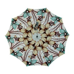 Flowers Flowers Pattern Automatic Folding Umbrella With Case (large) by Posterlux