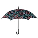 Leaves Pattern Patterns Colorful Hook Handle Umbrellas (Small) View3