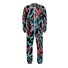 Leaves Pattern Patterns Colorful Onepiece Jumpsuit (kids)