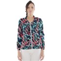 Leaves Pattern Patterns Colorful Women s Windbreaker View1