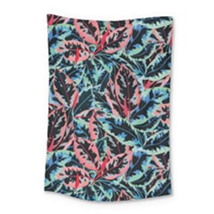 Leaves Pattern Patterns Colorful Small Tapestry