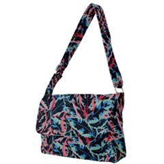 Leaves Pattern Patterns Colorful Full Print Messenger Bag (s)