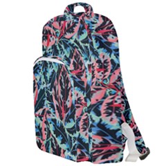 Leaves Pattern Patterns Colorful Double Compartment Backpack