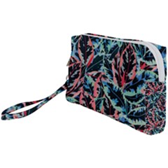 Leaves Pattern Patterns Colorful Wristlet Pouch Bag (small)