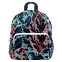 Leaves Pattern Patterns Colorful Kids  Age 5-10 Lightweight School Backpack with Side Pockets View1