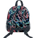 Leaves Pattern Patterns Colorful Kids  Age 5-10 Lightweight School Backpack with Side Pockets View2