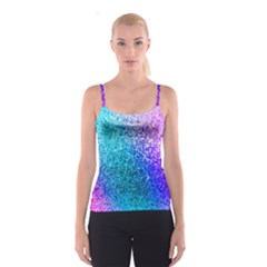 Rainbow Colors Colorful Pattern Spaghetti Strap Top