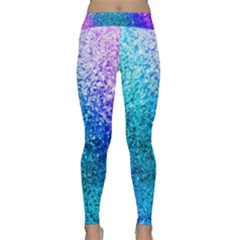 Rainbow Colors Colorful Pattern Classic Yoga Leggings by Posterlux