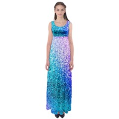 Rainbow Colors Colorful Pattern Empire Waist Maxi Dress