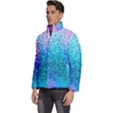 Rainbow Colors Colorful Pattern Men s Puffer Bubble Jacket Coat View2