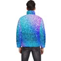 Rainbow Colors Colorful Pattern Men s Puffer Bubble Jacket Coat View4