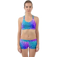 Rainbow Colors Colorful Pattern Back Web Gym Set by Posterlux