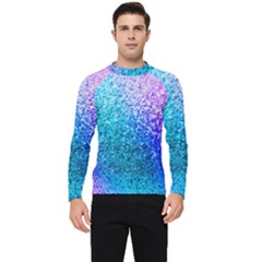 Rainbow Colors Colorful Pattern Men s Long Sleeve Rash Guard