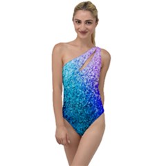 Rainbow Colors Colorful Pattern To One Side Swimsuit