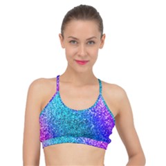 Rainbow Colors Colorful Pattern Basic Training Sports Bra by Posterlux