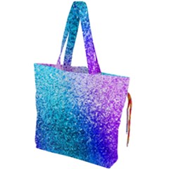 Rainbow Colors Colorful Pattern Drawstring Tote Bag