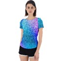 Rainbow Colors Colorful Pattern Back Cut Out Sport T-Shirt View1