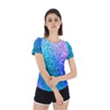 Rainbow Colors Colorful Pattern Back Cut Out Sport T-Shirt View2