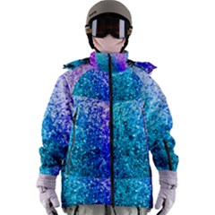 Rainbow Colors Colorful Pattern Women s Zip Ski And Snowboard Waterproof Breathable Jacket by Posterlux