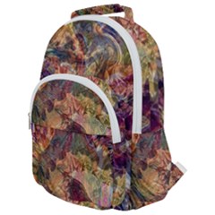 Blended Symmetry Rounded Multi Pocket Backpack by kaleidomarblingart