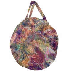 Blended Symmetry Giant Round Zipper Tote