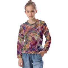 Blended Symmetry Kids  Long Sleeve T-shirt With Frill 