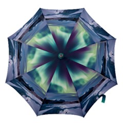 Northern Lights Aurora Night Nature Hook Handle Umbrellas (medium)