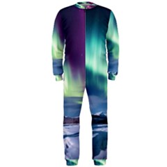 Northern Lights Aurora Night Nature Onepiece Jumpsuit (men)