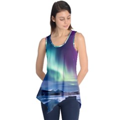 Northern Lights Aurora Night Nature Sleeveless Tunic