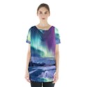 Northern Lights Aurora Night Nature Skirt Hem Sports Top View1