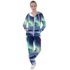 Northern Lights Aurora Night Nature Women s Tracksuit