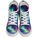 Northern Lights Aurora Night Nature Women s Hi-Top Skate Sneakers View1