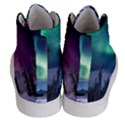 Northern Lights Aurora Night Nature Women s Hi-Top Skate Sneakers View4