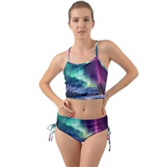 Northern Lights Aurora Night Nature Mini Tank Bikini Set