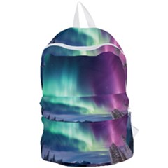 Northern Lights Aurora Night Nature Foldable Lightweight Backpack