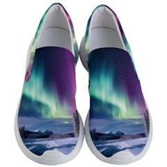 Northern Lights Aurora Night Nature Women s Lightweight Slip Ons