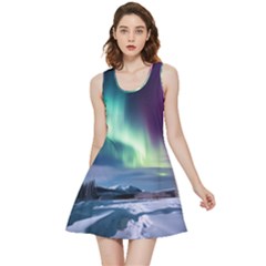 Northern Lights Aurora Night Nature Inside Out Reversible Sleeveless Dress