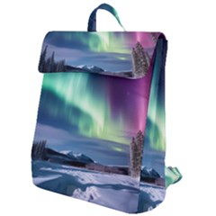 Northern Lights Aurora Night Nature Flap Top Backpack