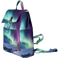 Northern Lights Aurora Night Nature Buckle Everyday Backpack