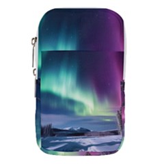 Northern Lights Aurora Night Nature Waist Pouch (small)