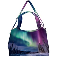 Northern Lights Aurora Night Nature Double Compartment Shoulder Bag