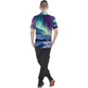 Northern Lights Aurora Night Nature Men s Polo T-Shirt View2