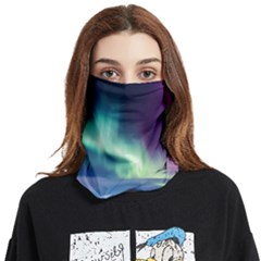 Northern Lights Aurora Night Nature Face Covering Bandana (two Sides)