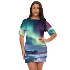 Northern Lights Aurora Night Nature Just Threw It On Dress