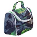 Lake Mountains Aorora Northern Lights Snow Satchel Handbag View2