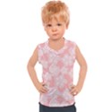 Lace White Ornamental Textile Kids  Sport Tank Top View1