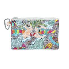 Supersonicangeldream Canvas Cosmetic Bag (medium)