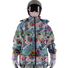 Supersonicangeldream Women s Zip Ski And Snowboard Waterproof Breathable Jacket by chellerayartisans