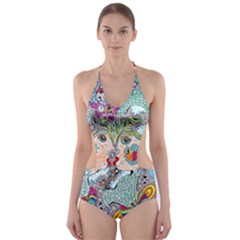 Supersonicangeldream Cut-out One Piece Swimsuit by chellerayartisans